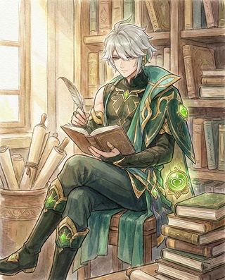 Alhaitham Genshin Impact Character Art